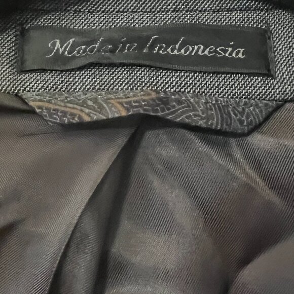 Lauren Ralph Lauren Men's 42L Sport Coat Gray 100% Wool Blazer Jacket Two Button - Picture 4 of 12